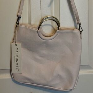 Madison West Bone Purse with Crossbody Strap